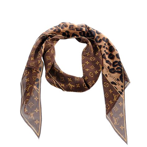 louis vuitton leopard scarf price.